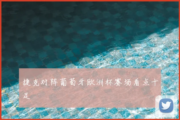 捷克对阵葡萄牙欧洲杯赛场看点十足