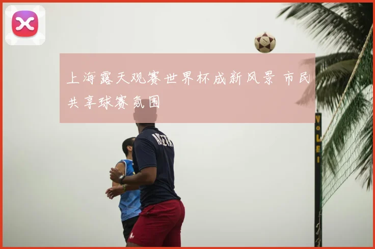 上海露天观赛世界杯成新风景 市民共享球赛氛围